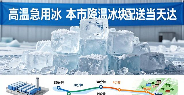 降温冰块配送流程_高效靠谱冰块运输_江北降温冰块配送
