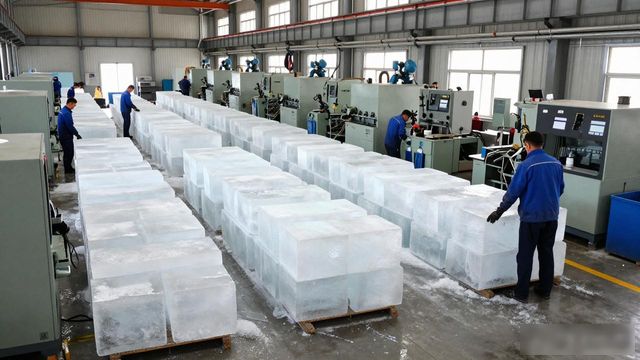 工厂车间降温冰块 江北工厂应对高温新方案